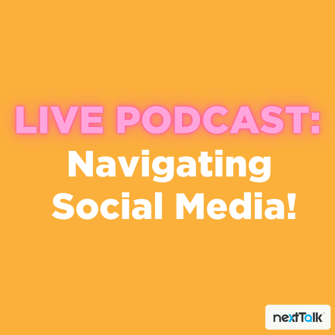 Live Podcast- Navigating Social Media with our Kids!