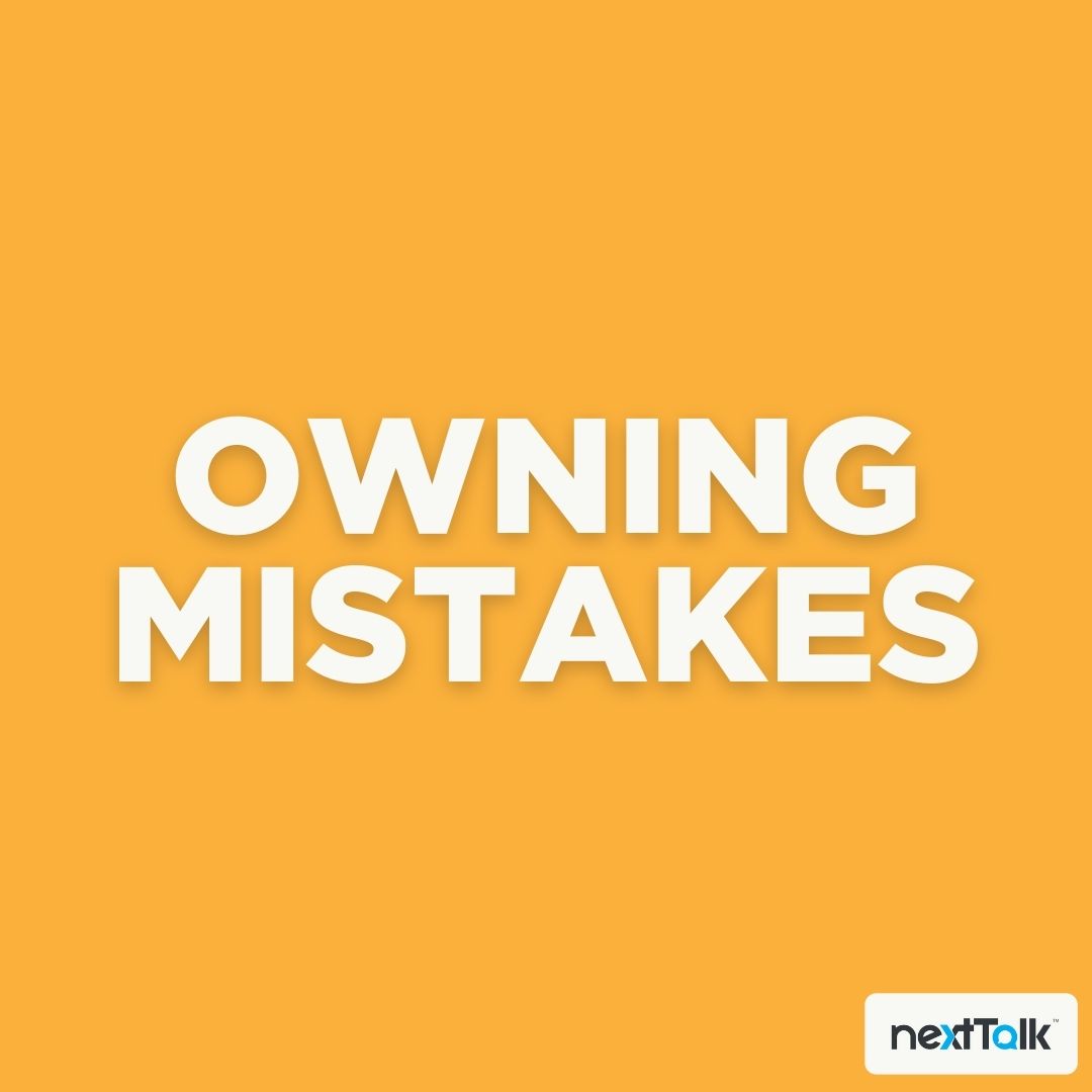 Owning Mistakes