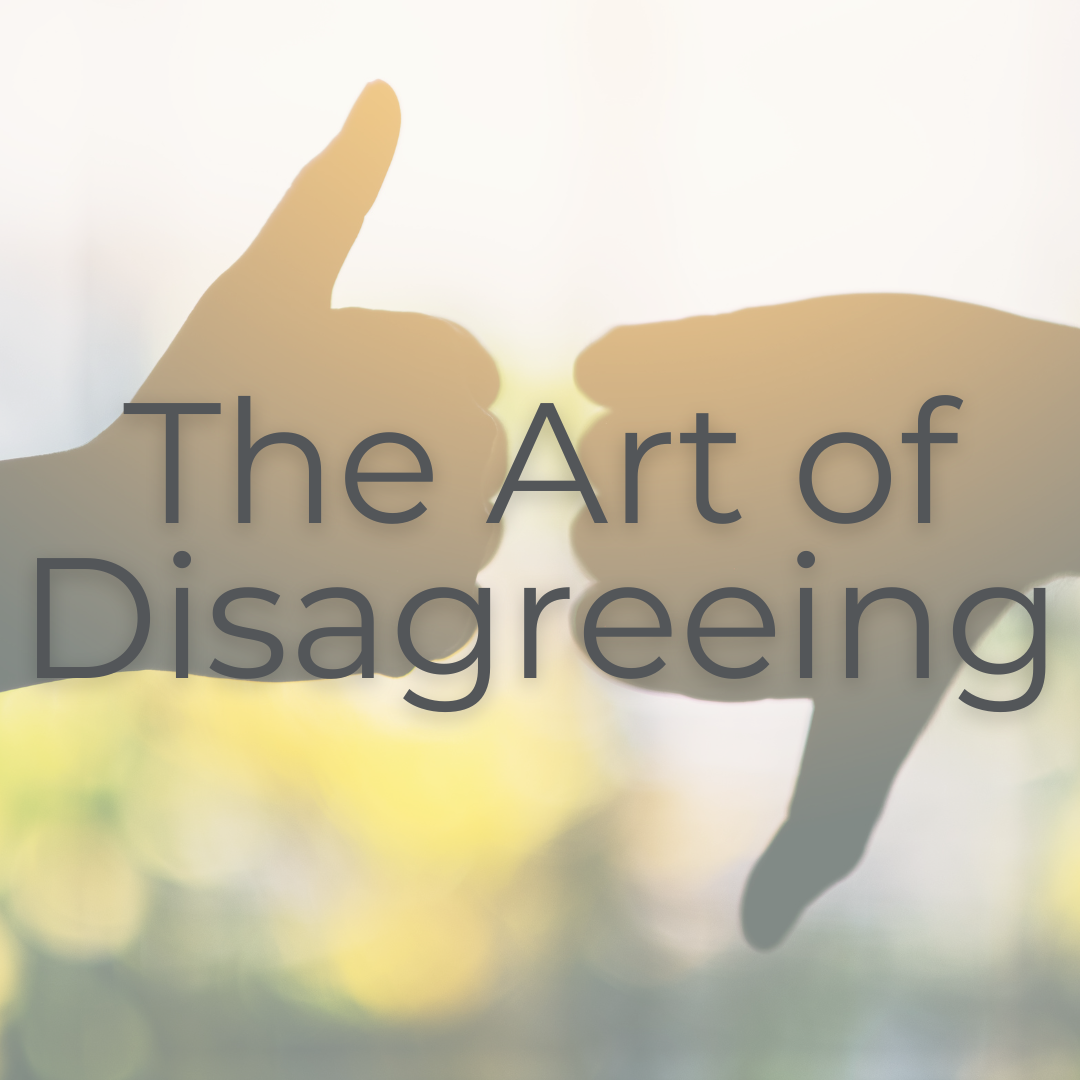 The Art of Disagreeing
